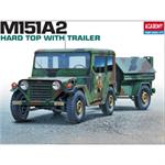 ACY13012 1/35 M151A2 Hard Top w/Trailer