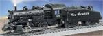 LNL6-28678 Rio Grande 0-4-0 Locomotive and Tender