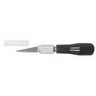EXL16007 K7 Wood Carving Black Plastic Handle Knife