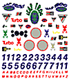 WOOPN306 Decals Sponsors & Numbers