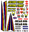 WOOPN316 Decals Drag Racer