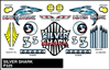 WOOPN325 Decals Silver Shark